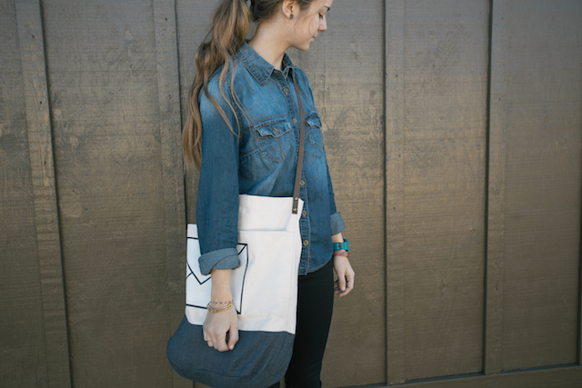 DIY Carry All Mail Bag