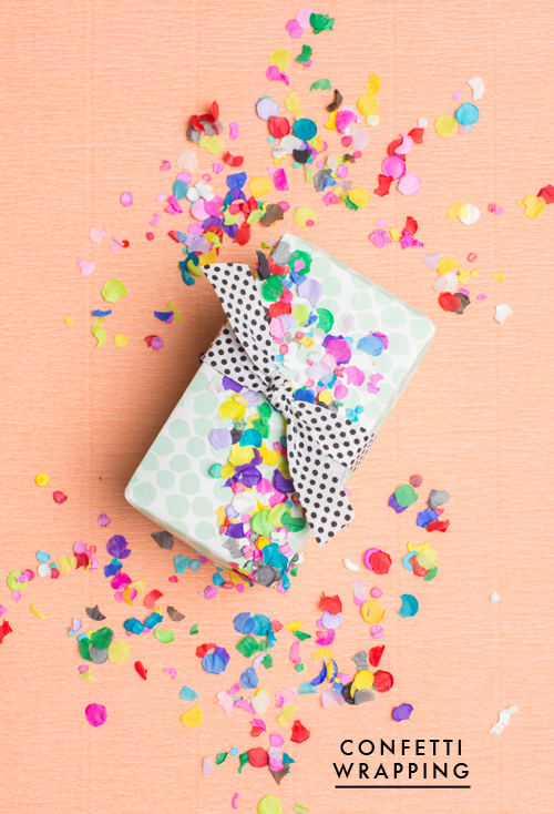 Confetti wrapping