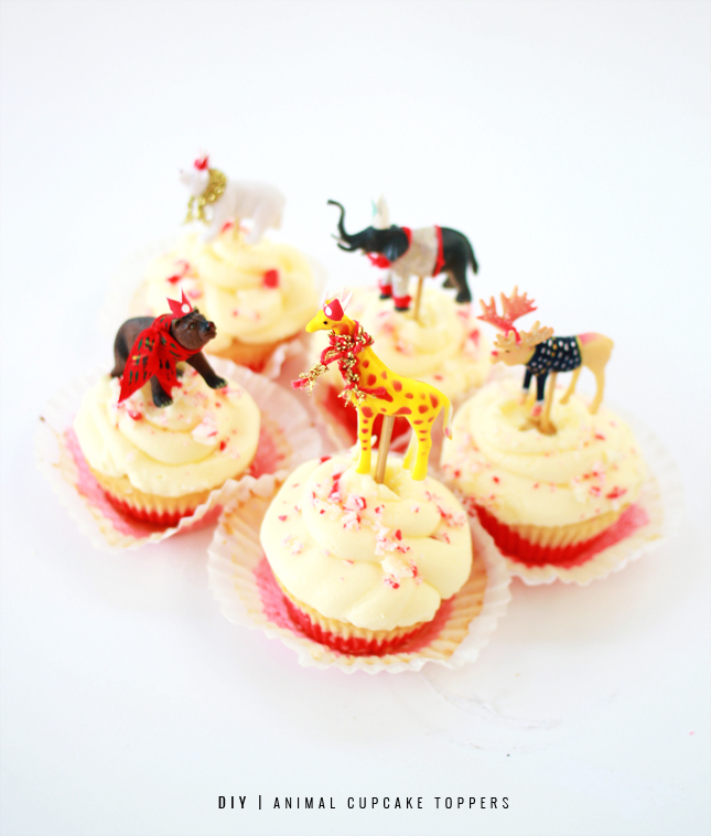 Animal cupcake toppers Animal cupcake toppers