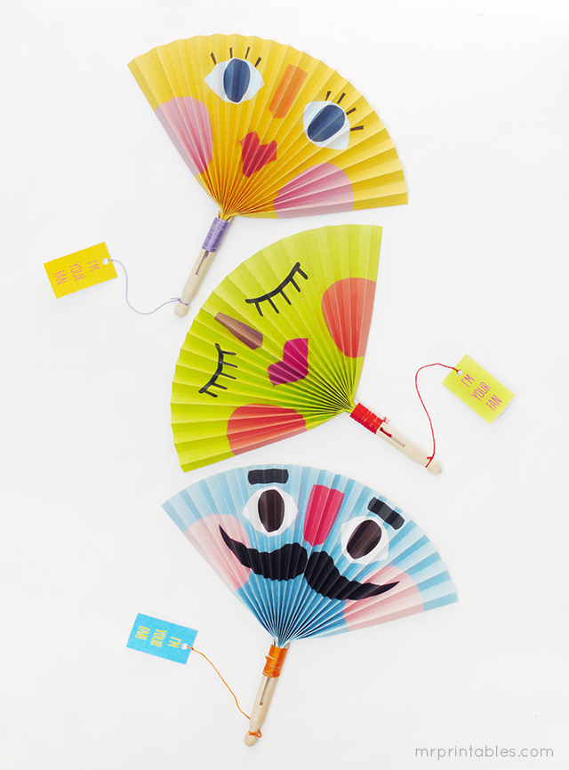 DIY Paper fans