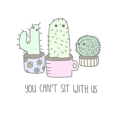 You cant sit with us