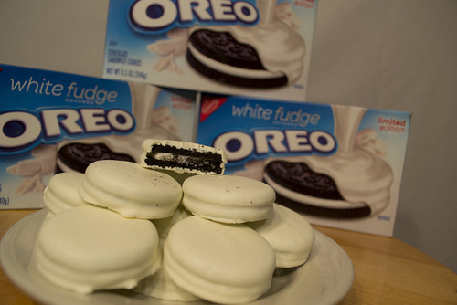 White fudge oreos White fudge oreos