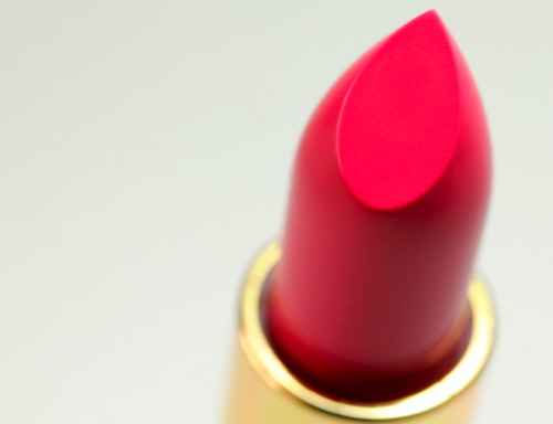 Chic hot pink lipstick