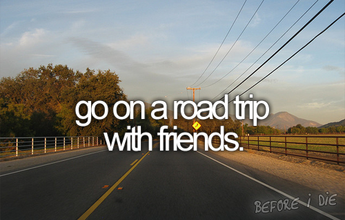 Go on a road trip with friends