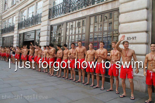 I just forgot how to swim