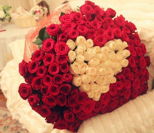 Heart rose bouquet Heart rose bouquet