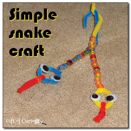 Simple snake craft