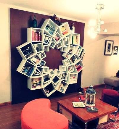 Creative geometric shelf design Creative geometric shelf design