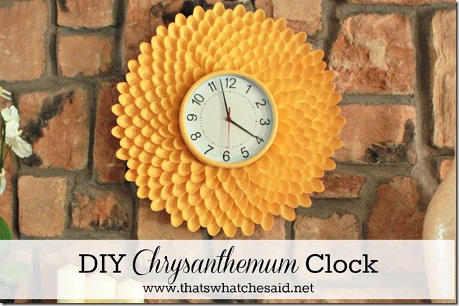DIY Chysanthemum Clock DIY Chysanthemum Clock