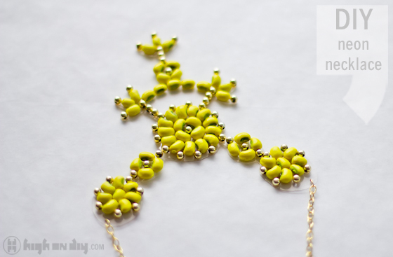 DIY Neon Necklace DIY Neon Necklace