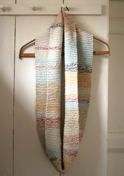 Striped Cotton Cowl