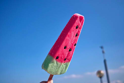 Watermelon popsicle