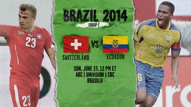 Switzerland vs Ecudor FIFA World Cup Match up Switzerland vs Ecudor FIFA World Cup Match up