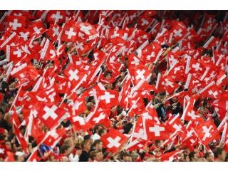 Switzerland Fans going Crazy