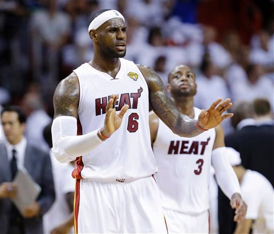Lebron James Looks Baffled