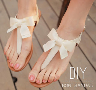 DIY Bow Sandal DIY Bow Sandal