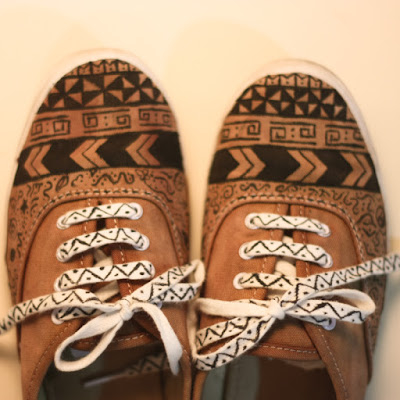 DIY Tribal Shoes
