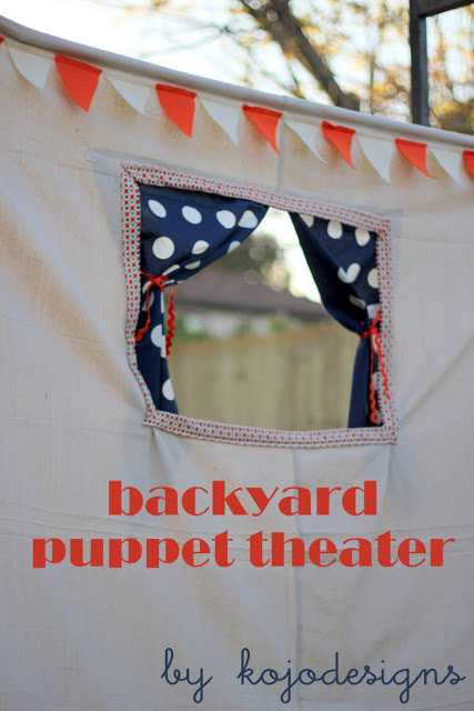 Backyard puppet Theather