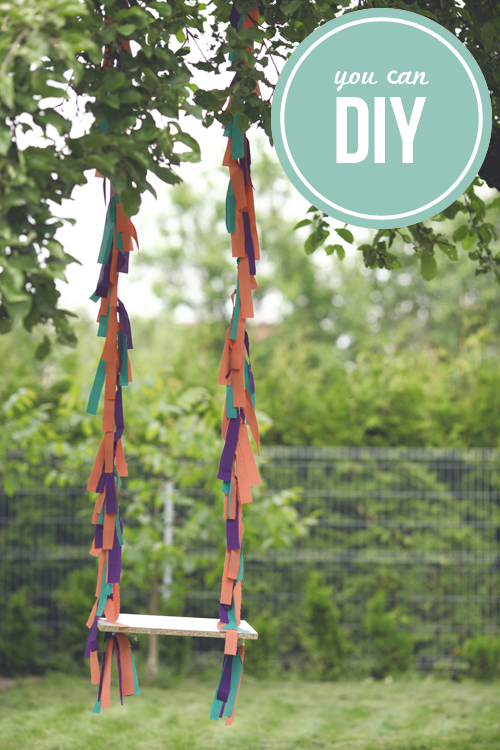 DIY Colourful Swing DIY Colourful Swing