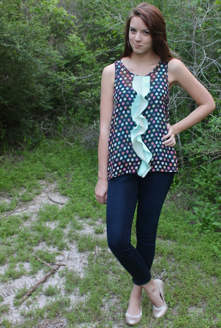 DIY Ruffle Tank DIY Ruffle Tank
