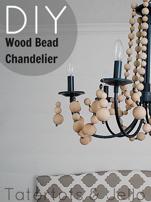 DIY Bead Chandelier DIY Bead Chandelier