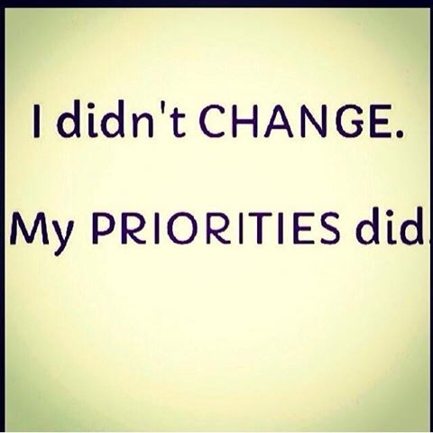 I didn't change I didn't change