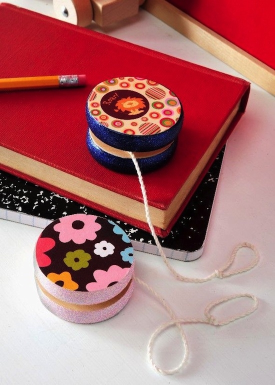 Mod Podged Yo Yos Mod Podged Yo Yos
