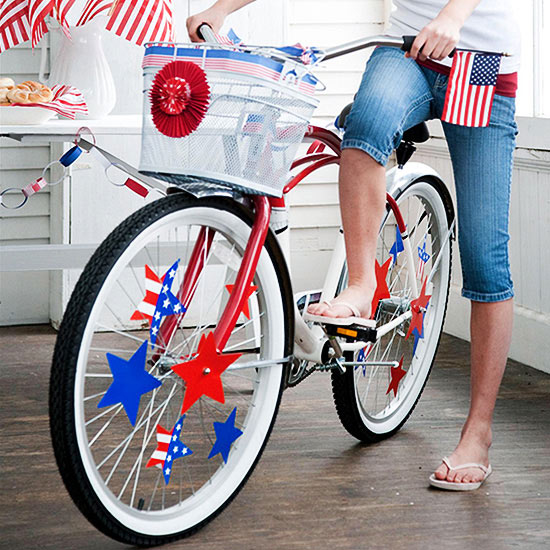 Star spangled bicycle Star spangled bicycle