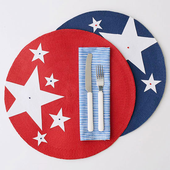 4th of July placemats 4th of July placemats