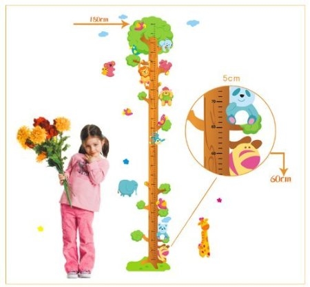 Growth charts decals for kids room designs Growth charts decals for kids room designs