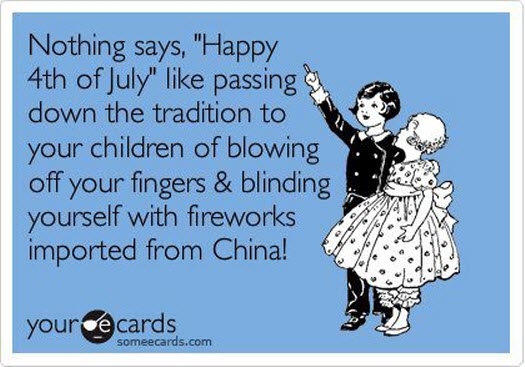 Nothing says happy 4th of july like fireworks
