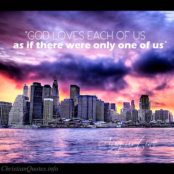 God loves each of us
