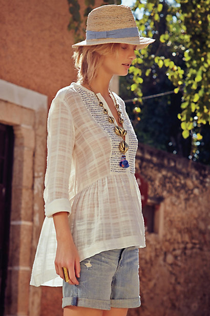 Shimmered Azucar Tunic