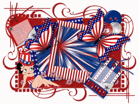 Patriotic Betty Boop