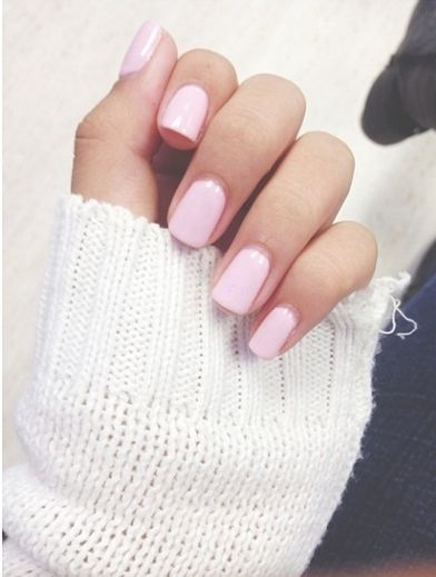 Pink nails