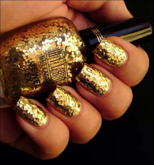 Gold glitter Gold glitter