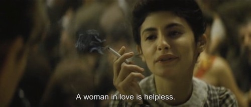 A woman in love is helpless A woman in love is helpless