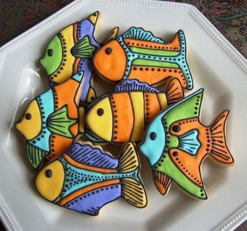 Sea fish cookies Sea fish cookies