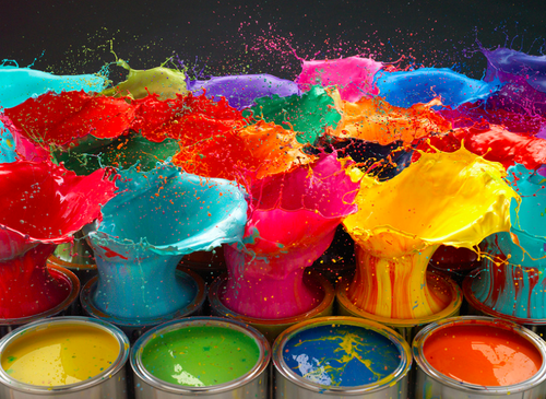 Splashes of paint Splashes of paint