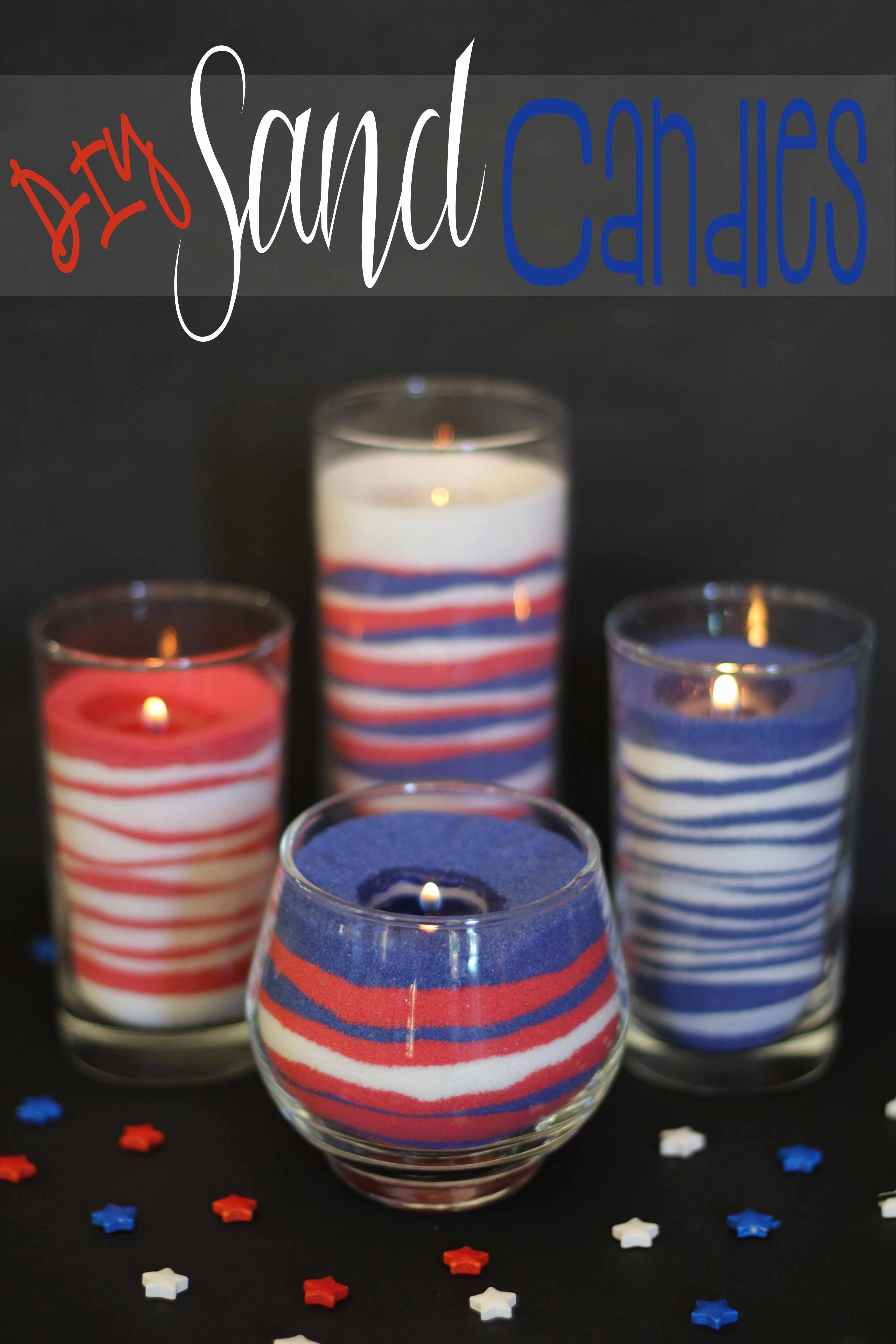 DIY Sand Candles