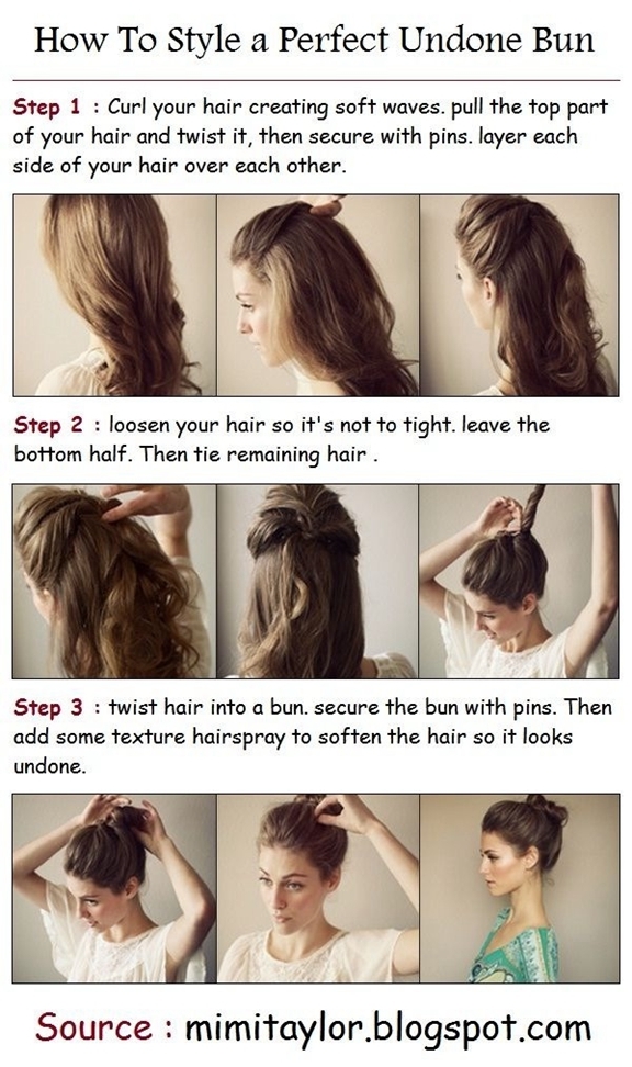 DIY Undone Bun