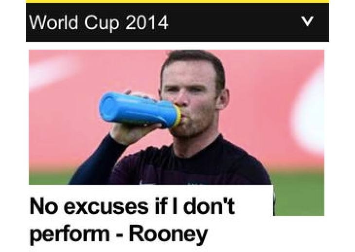 Rooney score's, for Team England, but Uruguay wins Rooney score's, for Team England, but Uruguay wins