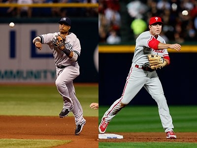 top paid and talented 2nd baseman  Chase Utley and Robinson Cano