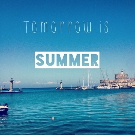 tomorrow is summer tomorrow is summer