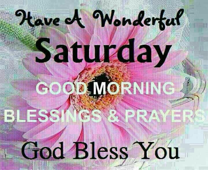 Have a wonderful Saturday