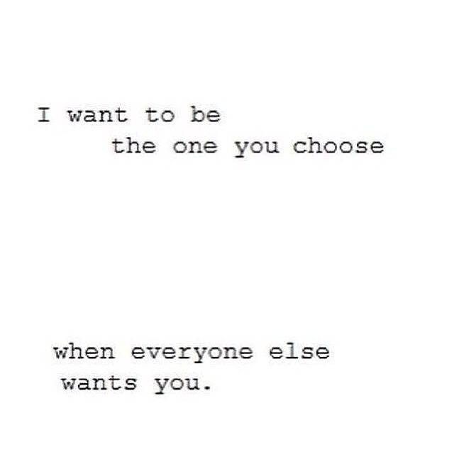 the One You Choose
