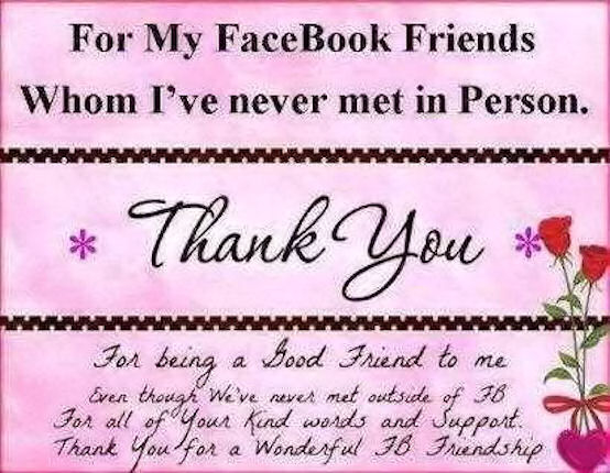 My facebook friends My facebook friends