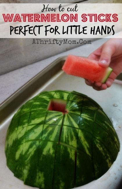How to cut watermelon for kids How to cut watermelon for kids