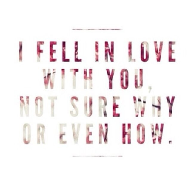 I Fell In Love