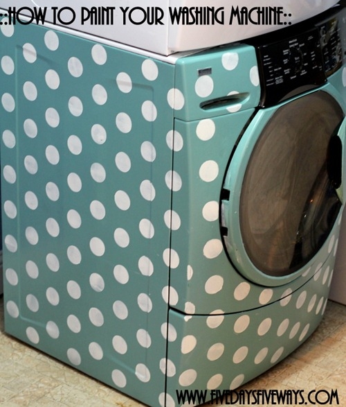 Painted Washing Machine